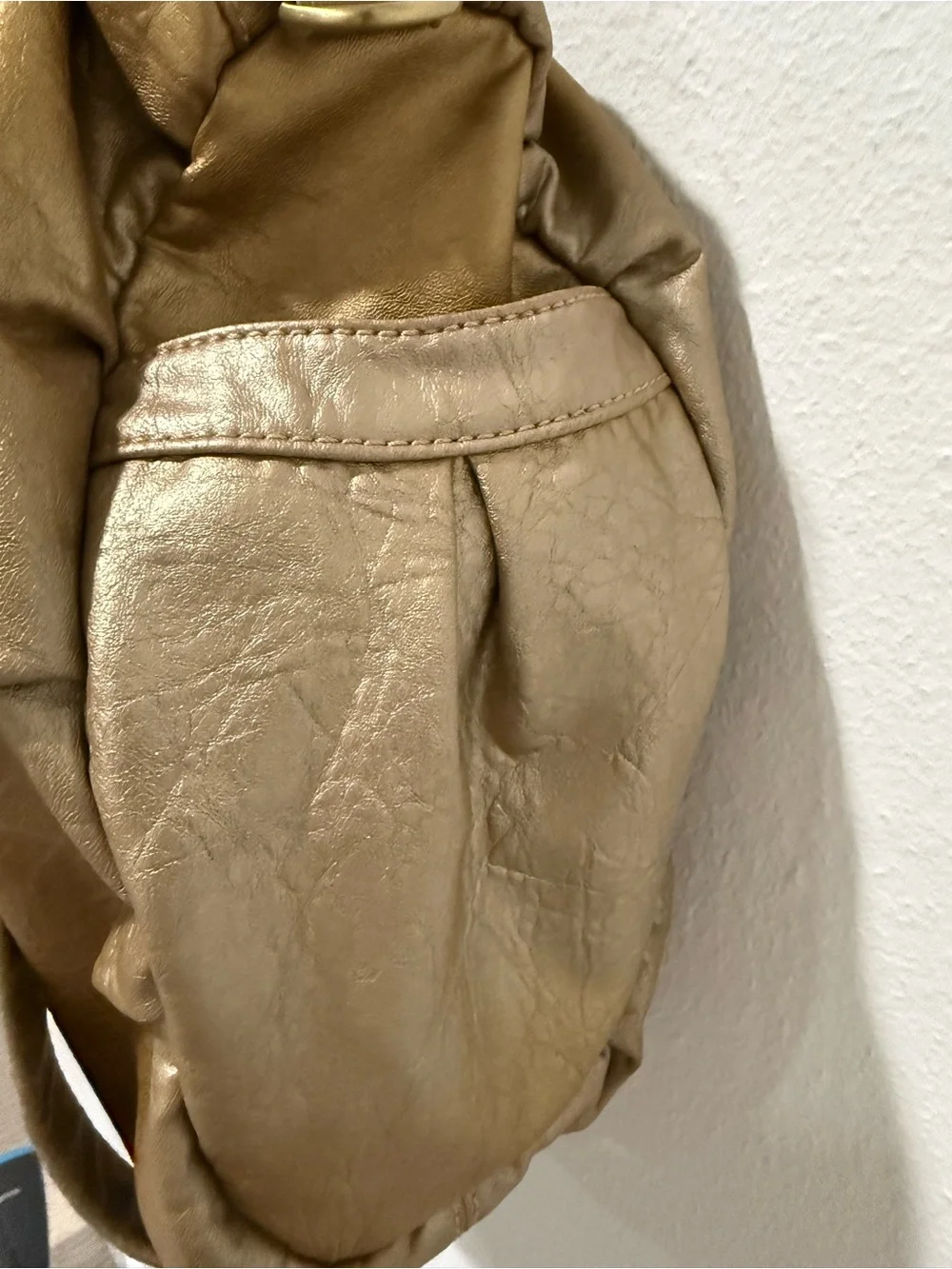 Big Buddha Metallic Gold Ombré Women's Tote Shoulder Bag